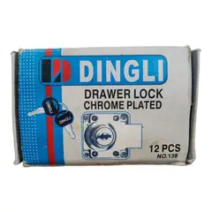 DINGLI - Set Caja X12u Chapa Seguridad Cerradura Cajon Armario Mueble