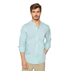 LEO - Camisa manga larga cuello nerú