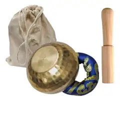 GENERICO - Cuenco Tibetano Hecho A Mano Con Mazo Meditacion