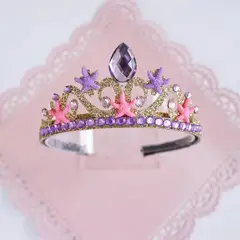 GENERICO - Corona Diadema Tiara Brillante Con Piedras Para Niñas