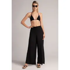 TOUCHE BALNEAIRE - Pantalón amplio con cintura en elástico Color Negro Ref 0A83N51