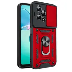 GENERICO - Funda Case Protector Cámara Slider Compatible Honor 200 Lite Rojo