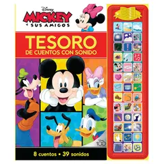 JUGANDO Y EDUCANDO - Libro didáctico con sonido de Mickey y sus amigos Para Niños