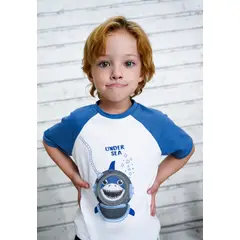 BABY PLANET - Camiseta Manga Corta Bebé Niño