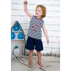 BABY PLANET - Conjunto de Camiseta y Bermuda para Bebé niño