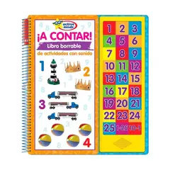 JUGANDO Y EDUCANDO - Libro Educativo Sonidos A Contar Borrable Para Niños
