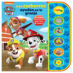 JUGANDO Y EDUCANDO - Libro Interactivo Aventuras Paw Patrol Con Sonido Para Niños