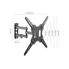 ERGONOMUS - Soporte para TV de Pared Movimiento Completo 23"-55"