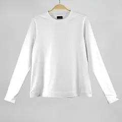 SIABATTO - Camiseta Básica Manga Larga
