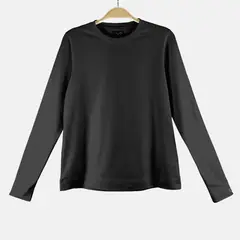 SIABATTO - Camiseta Básica Manga Larga