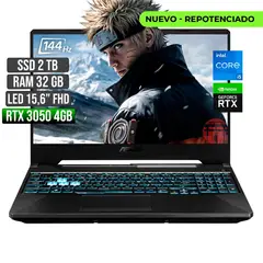 ASUS - TUF INTEL CORE I5-12500H RTX 3050 4GB SSD 2TB RAM 32GB LED 15,6 FHD 144Hz