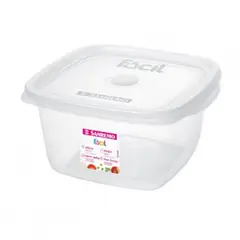 SANREMO - Hermetico Plástico Cuadraro 800Ml Transparente Sanremo.