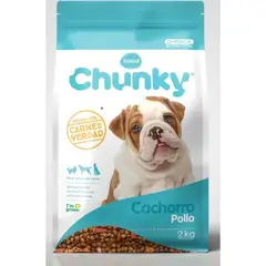CHUNKY - Perros Cachorros Sabor Pollo X 2k