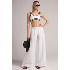 TOUCHE BALNEAIRE - Pantalón amplio con cintura ajustable