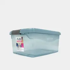 SANREMO - Caja Organizadora De Plastico 6L Azul Traslúcido
