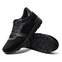 VIAR - Tenis en Cuero Para Hombre Erick01 Negro