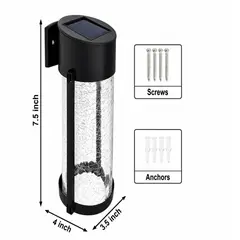 GENERICO - Lampara / Luz Solar Para Jardín De Acento, Set De 4 Unidades