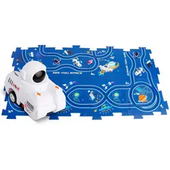 GENERICO - Pista Carro Construccion Astronauta Cosmo Juguete + Baterias