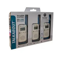 MOTOROLA - Solutions Talkabout T114tp White/blue 16 Mile 2 Way