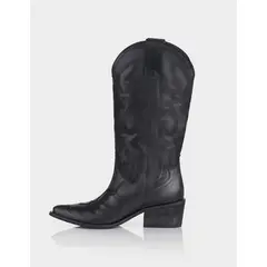 STIVALI - Bota Donka Cuero Rodo Negro