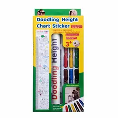 ENFANT'ASY - Vinilo Adhesivo Pared Colear Y Medir Estatura Niños Metro