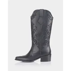 STIVALI - Texana Daiki Cuero Negro