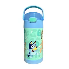 THERMOS - Termo Pitillo Infantil Acero Inoxidable Bluey 12 Onz