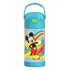 THERMOS - Termo Pitillo Infantil Acero Inoxidable Mickey Mouse 12 Onz