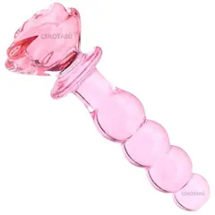 GENERICO - Dildo Consolador En Vidrio Plug 13 CM Juguete Sexual