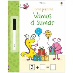 USBORNE - Vamos A Sumar. Libros Pizarra. Incluye Rotulador