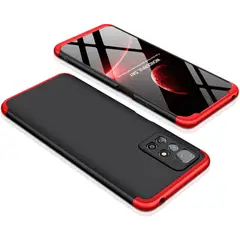 GENERICO - Funda Carcasa Estuche Protector Para Redmi 10 Negro con Rojo