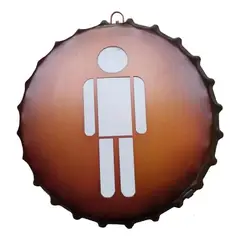 MOBLIHOUSE - Letrero Luminoso De Pared De Metal Decoración Retro Luz Led