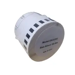 GENERICO - Rollo impresora BROTHER Dk2205 sin Soporte