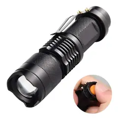 GENERICO - Linterna Recargable Mini Led - 3 Modos 1000lm zoom camping
