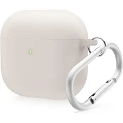 ELAGO - Estuche Compatible Airpods 4 Hybrid Con Arnés Stone
