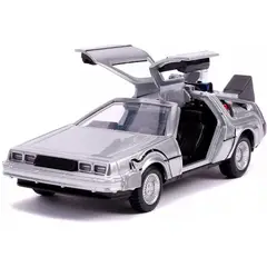 JADA TOYS - Delorean 2 Jada Dmc (time Machine) Silver Back To The Future