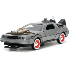 JADA TOYS - Delorean 3 Jada Dmc (time Machine) Silver Back To The Future