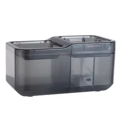 GENERICO - Fuente De Agua Gatos Traslucida Y Comedero Doble 1.5 ltr