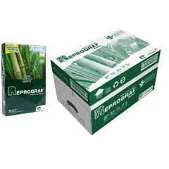 REPROGRAF - Resma Oficio Bond 75 gr, 500 Hojas, Caja X 10