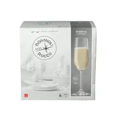 BORMIOLI ROCCO - Set x 6 copas Riserva Champagne 200ml