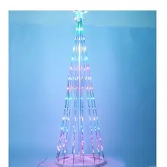 GENERICO - Árbol De Navidad 180cm Luminoso Decoración Jardín Luz Led Color