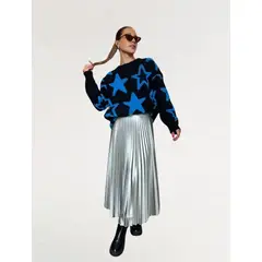 MOLGOA - Falda para Mujer Plisada - The Gatsby