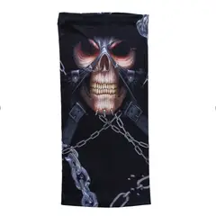SPORT - Balaclava Larga Deportiva Bandana De Ghost Rider Cuello Bici
