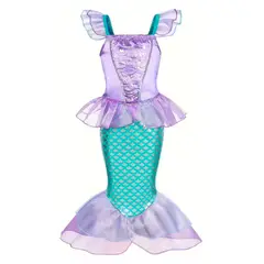 GENERICO - Disfraz sirena niña talla 8 disfraz sirenita ariel