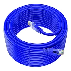 UNITEC - Cable Utp Rj45 De Red Lan Cat6e 15 Mts - Gran Calidad - Azul