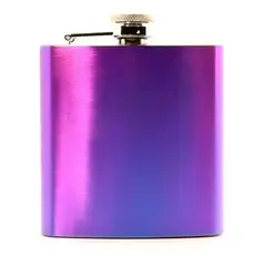 GENERICO - Licorera Whiskera 6 Onz Acero Inoxidable Wiskera Tornasol