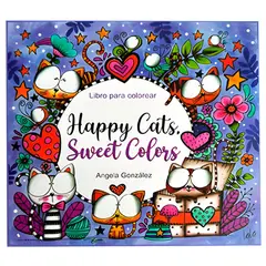 ARTISAN - Libro para Colorear Happy Cats Sweet Colors por LALA González