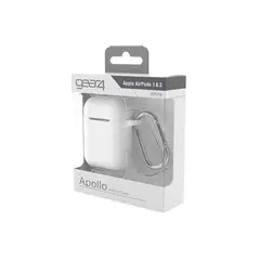 GEAR4 - Estuche para Apple Airpods 1 y 2, color blanco y negro