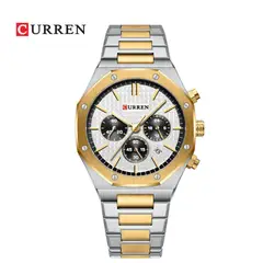 CURREN - Reloj 8440 Elegante Para Caballero Tablero Blanco