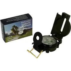 GENERICO - Brujula De Bolsillo Compass Portatil Metalica Camping Pesca